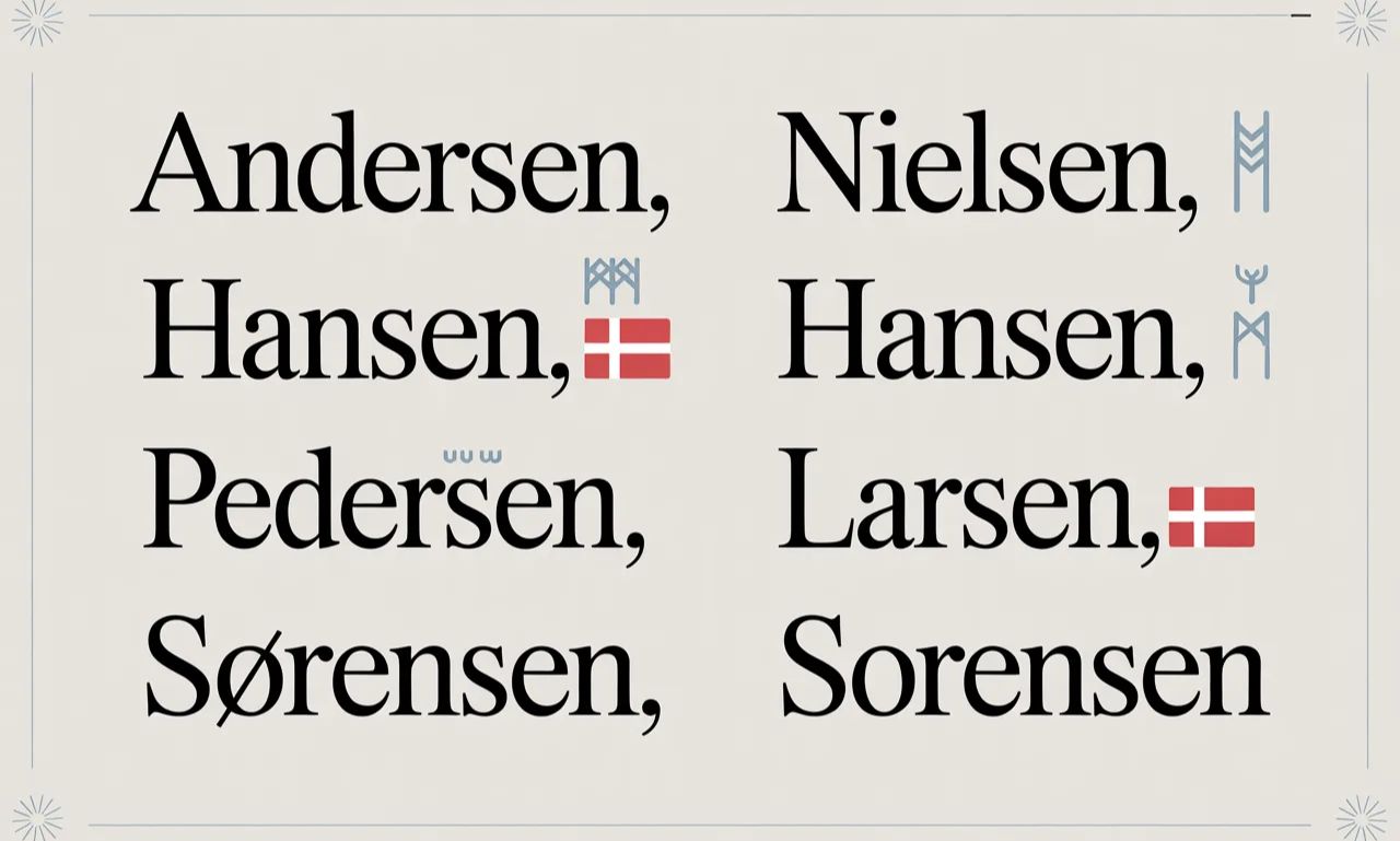 Danish Surnames