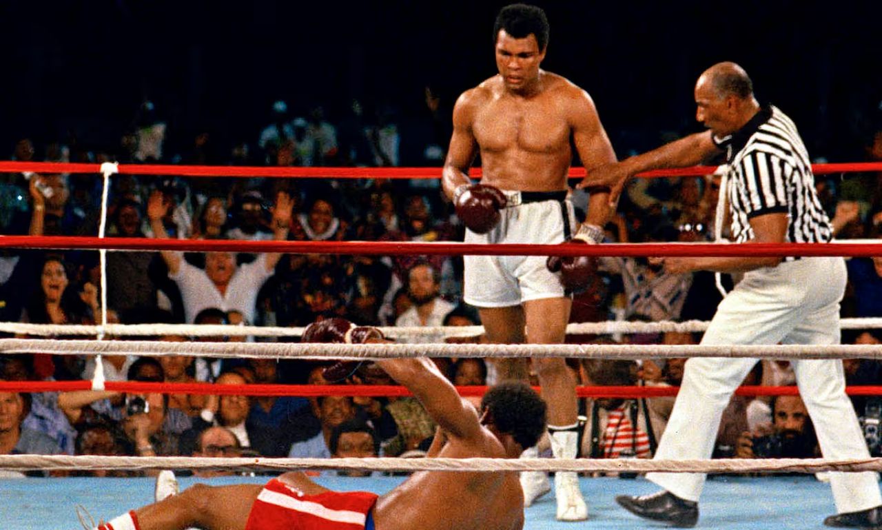 The “Rumble in the Jungle” Against Muhammad Ali